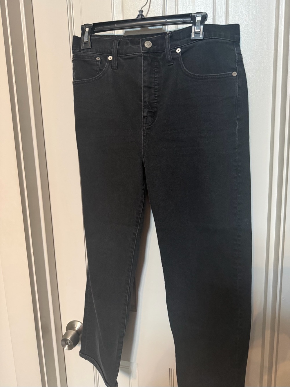 Madewell Classic Straight Black Jeans - Size 29